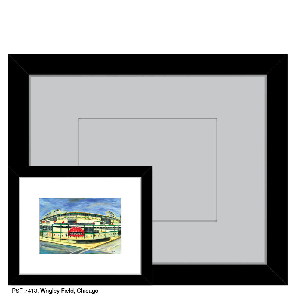 Wrigley Field, Chicago, Print (#7418B) - Arte House