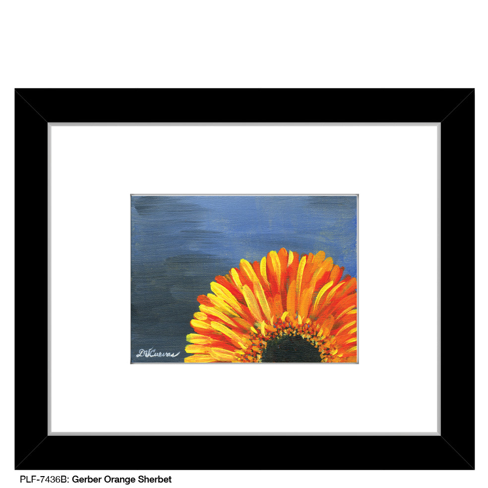 Gerber Orange Sherbet, Print (#7436B) - Arte House