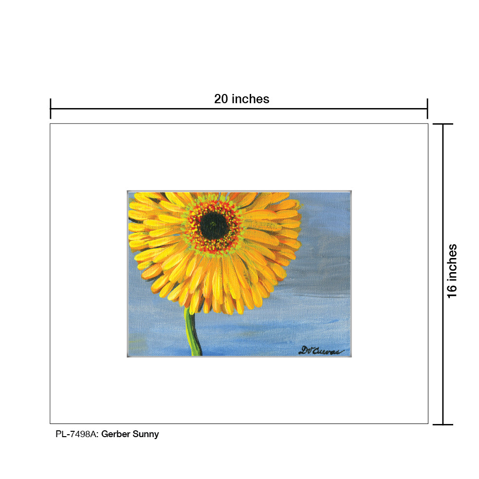 Gerber Sunny, Print (#7498A) - Arte House