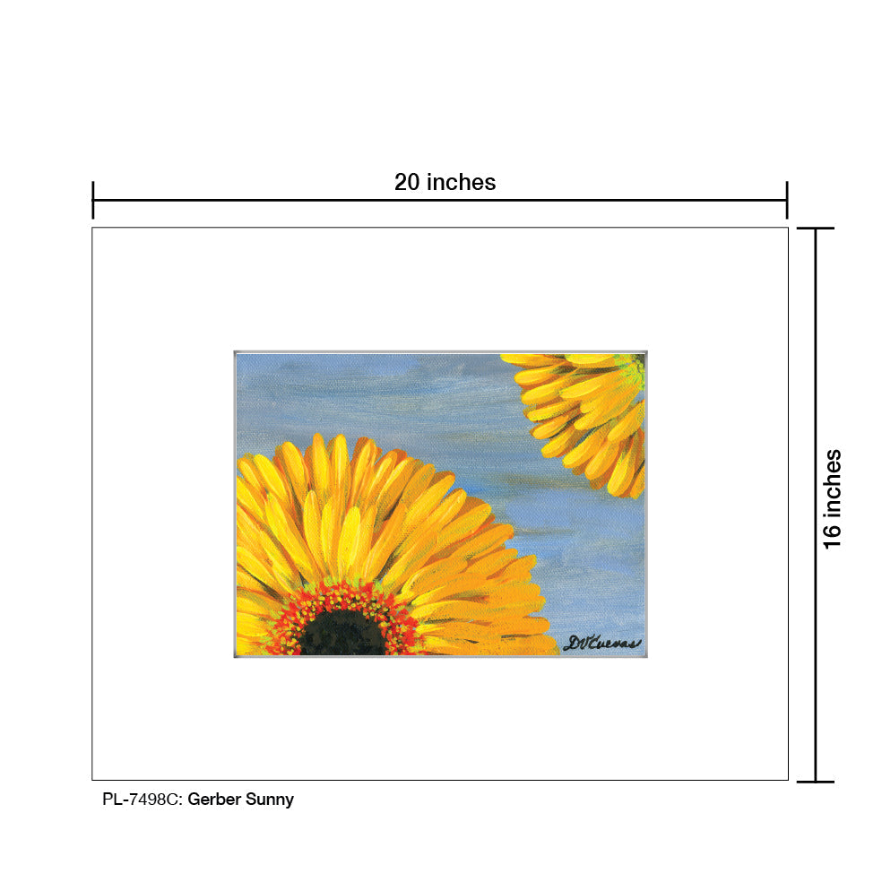 Gerber Sunny, Print (#7498C) - Arte House