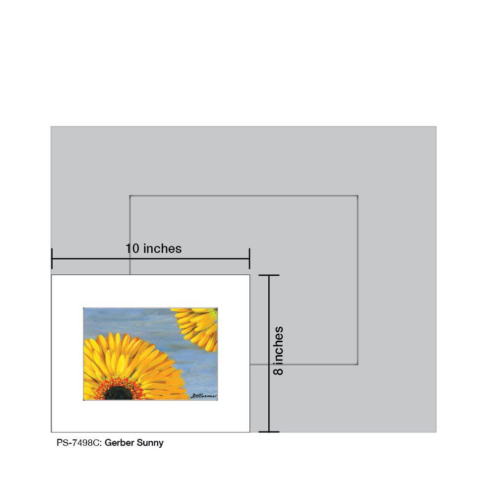 Gerber Sunny, Print (#7498C) - Arte House