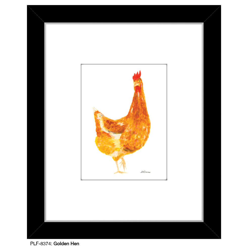 Golden Hen, Print (#8374B) - Arte House