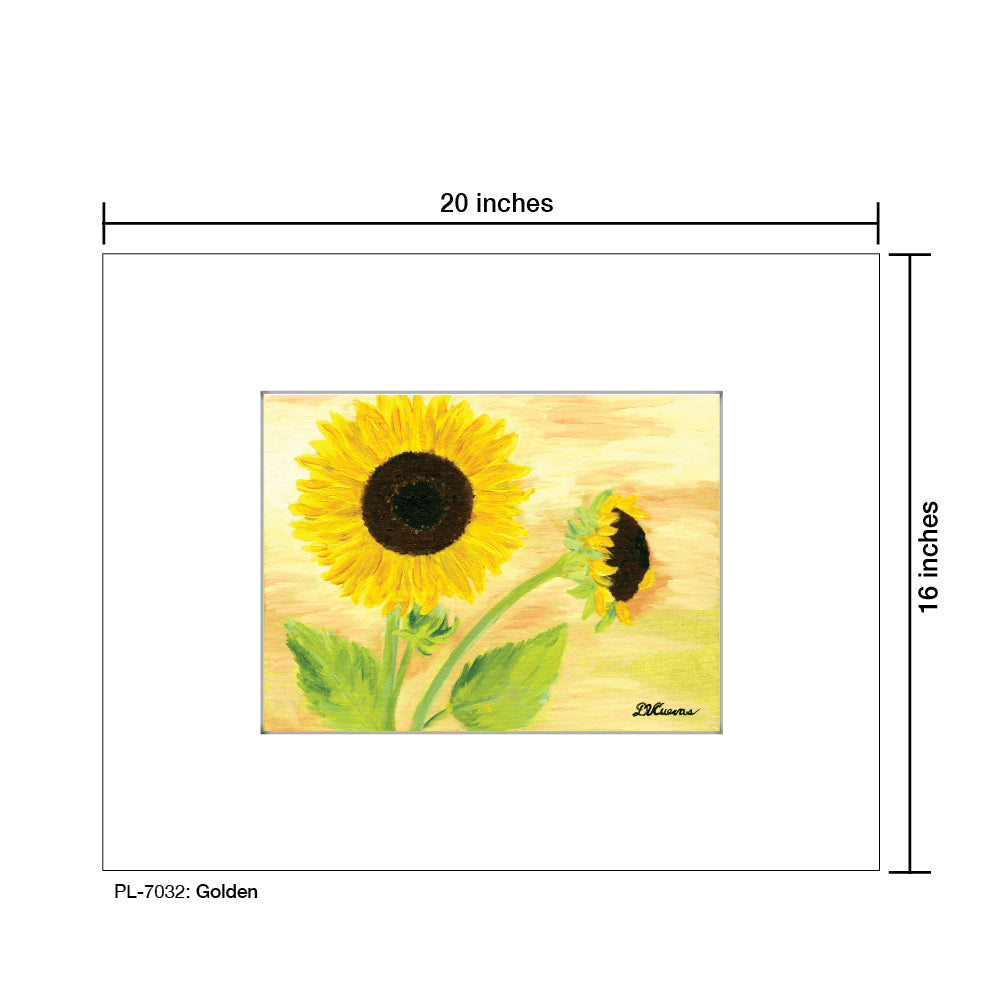 Golden, Print (#7032A) - Arte House
