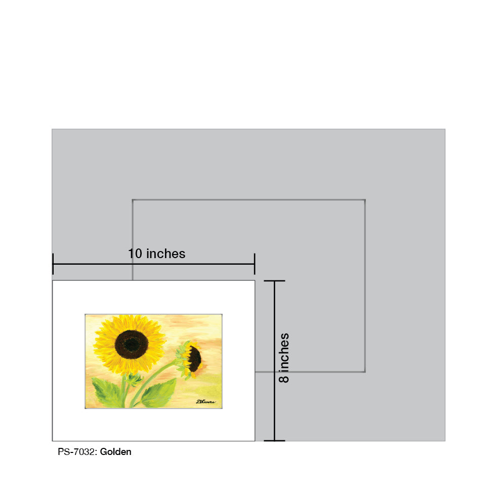 Golden, Print (#7032A) - Arte House