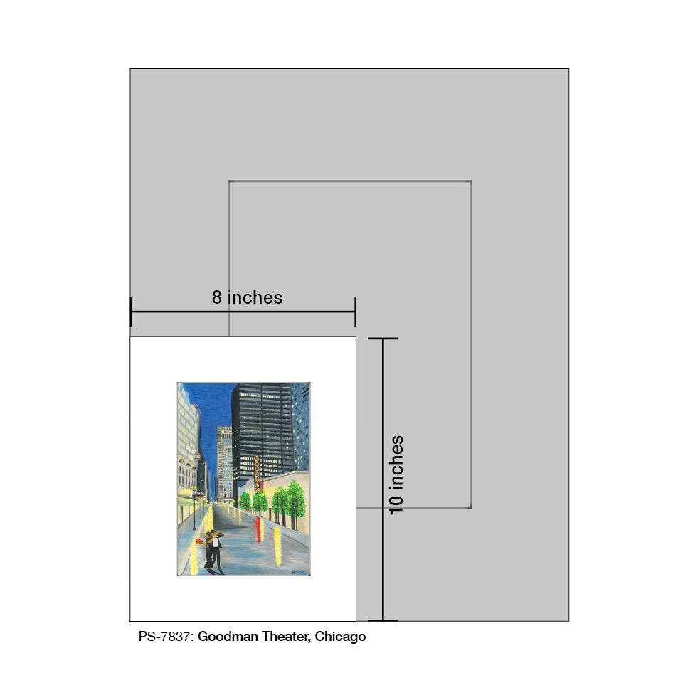 Goodman Theater, Chicago, Print (#7837C) - Arte House