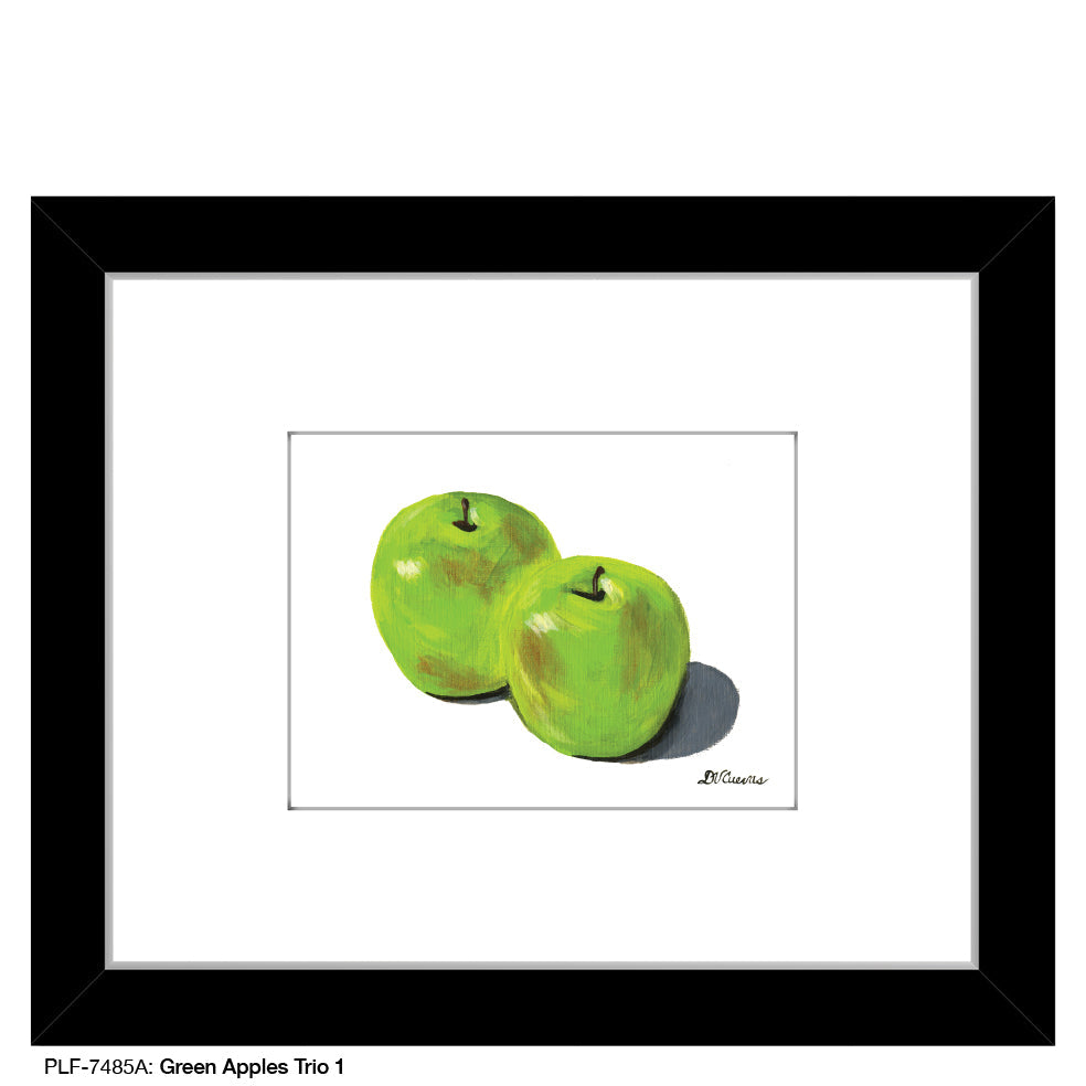 Green Apples Trio 1, Print (#7485A) - Arte House