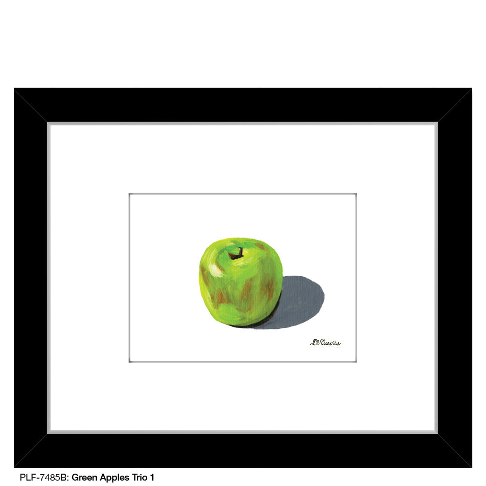 Green Apples Trio 1, Print (#7485B) - Arte House