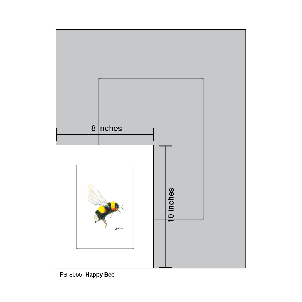 Happy Bee, Print (#8066C)
