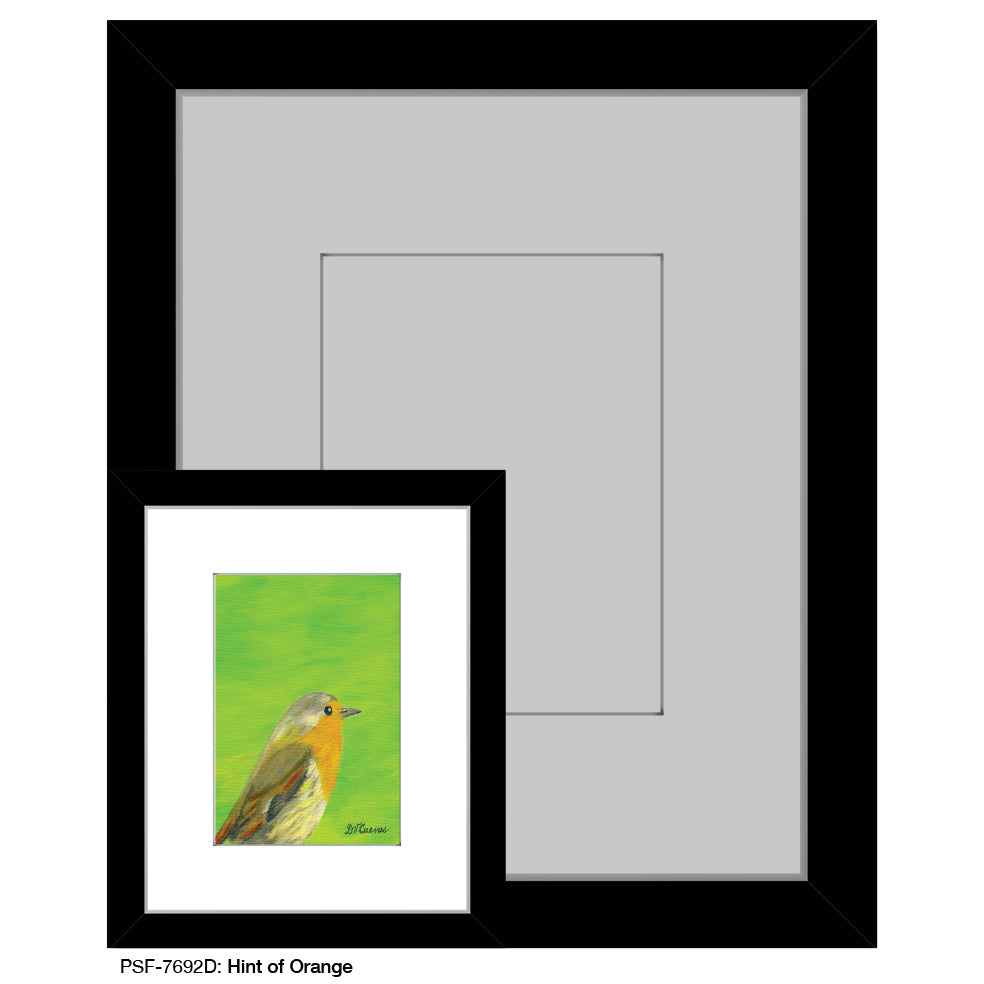 Hint of Orange, Print (#7692D)