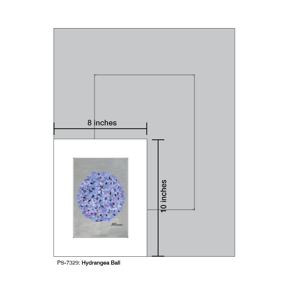 Hydrangea Ball, Print (#7329A) - Arte House