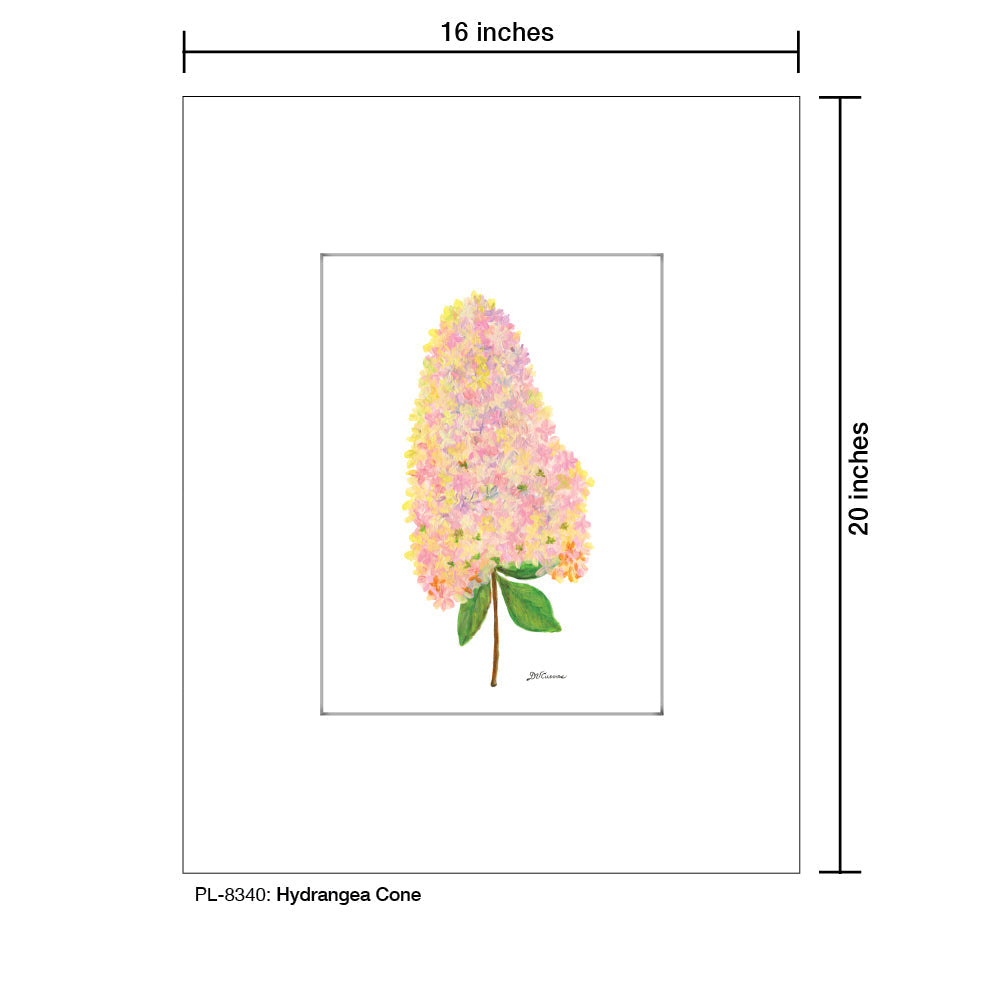 Hydrangea Cone, Print (#8340A) - Arte House