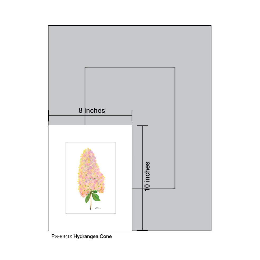 Hydrangea Cone, Print (#8340A) - Arte House