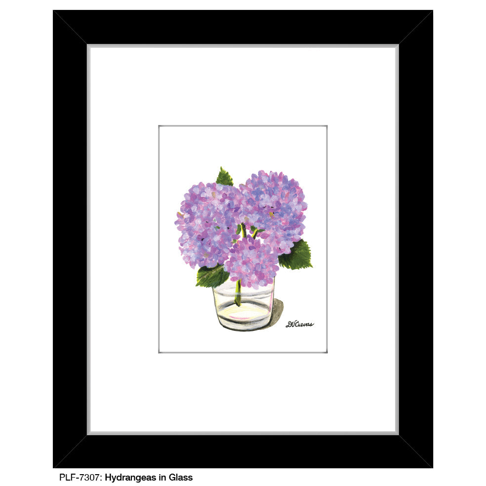 Hydrangeas in Glass, Print (#7307A) - Arte House