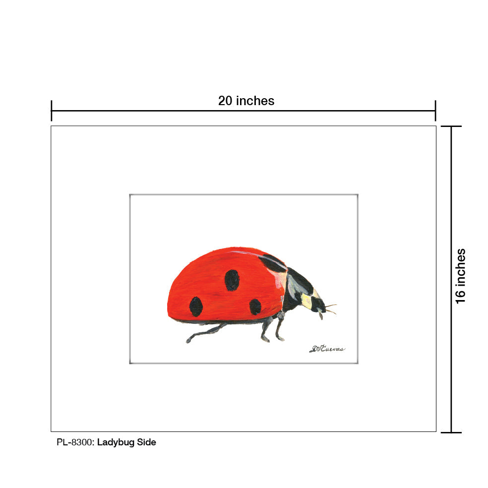 Ladybug Side, Print (#8300B) - Arte House
