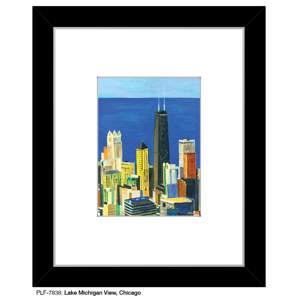 Lake Michigan View, Chicago, Print (#7838A) - Arte House