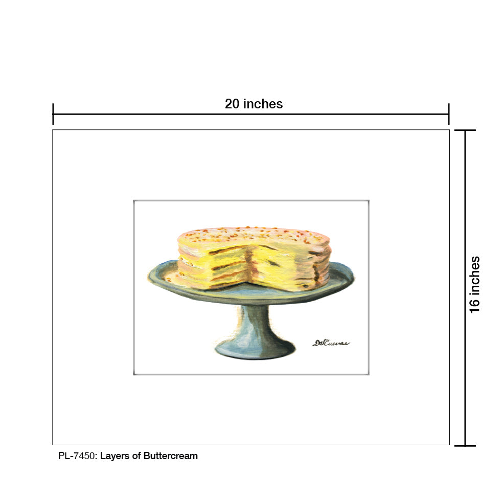 Layers of Buttercream, Print (#7450B)
