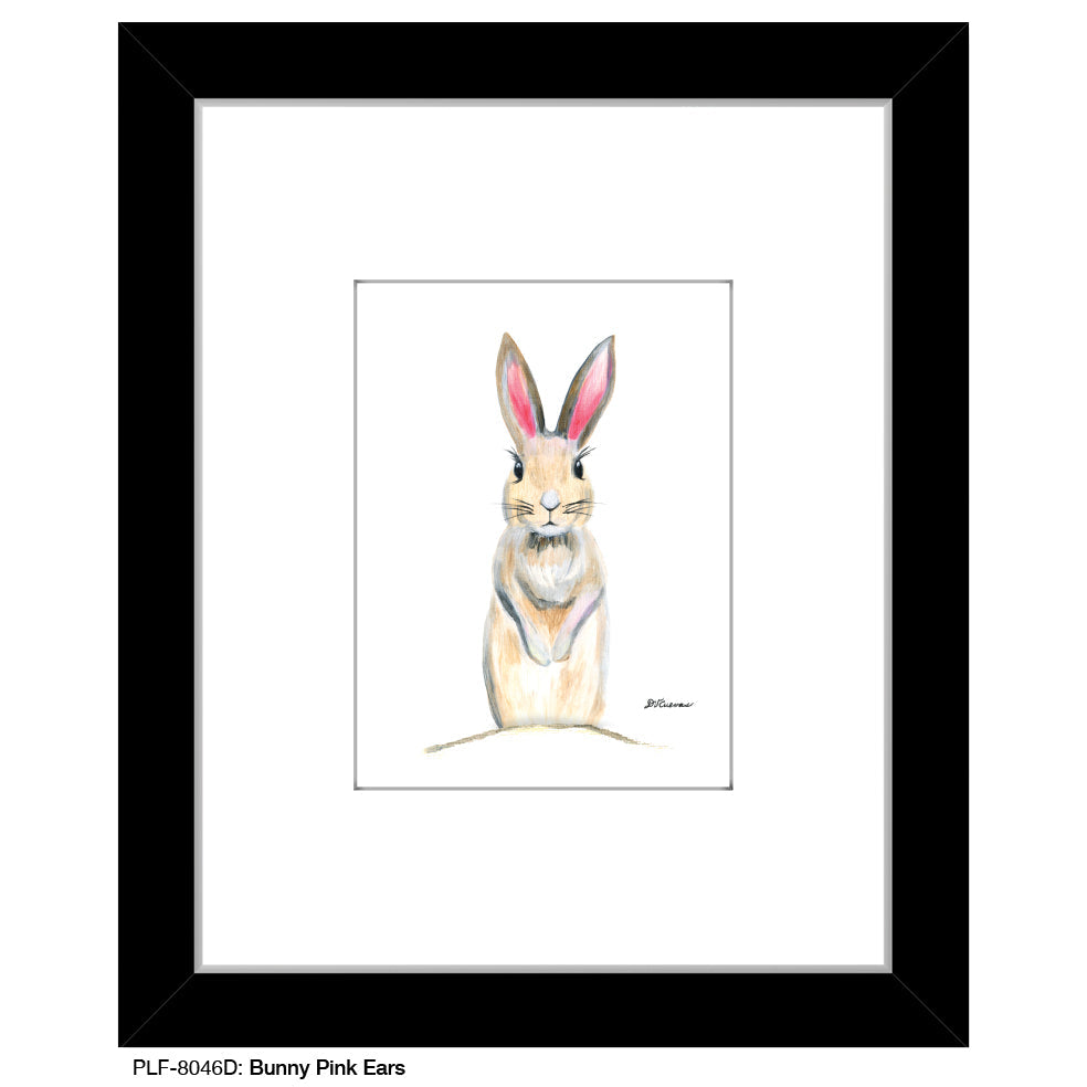 Bunny Pink Ears, Print (#8046D) - Arte House