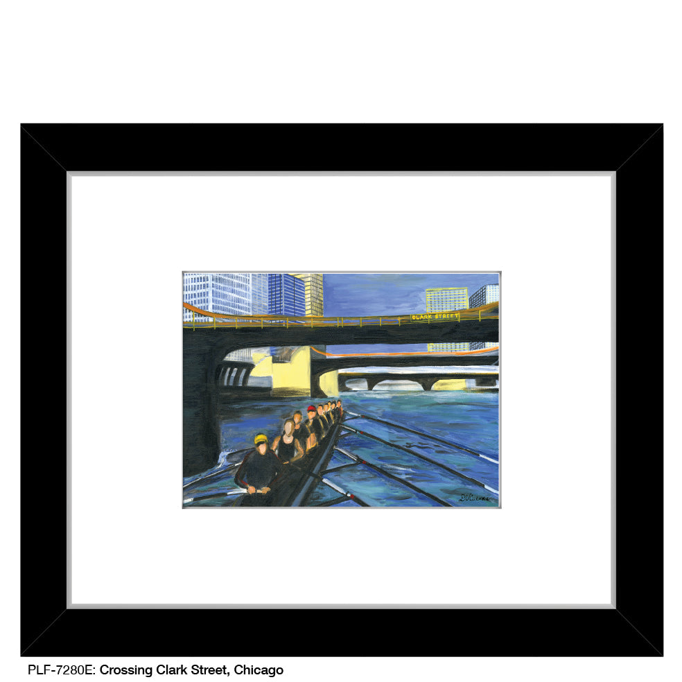 Crossing Clark Street, Chicago, Print (#7280E) - Arte House