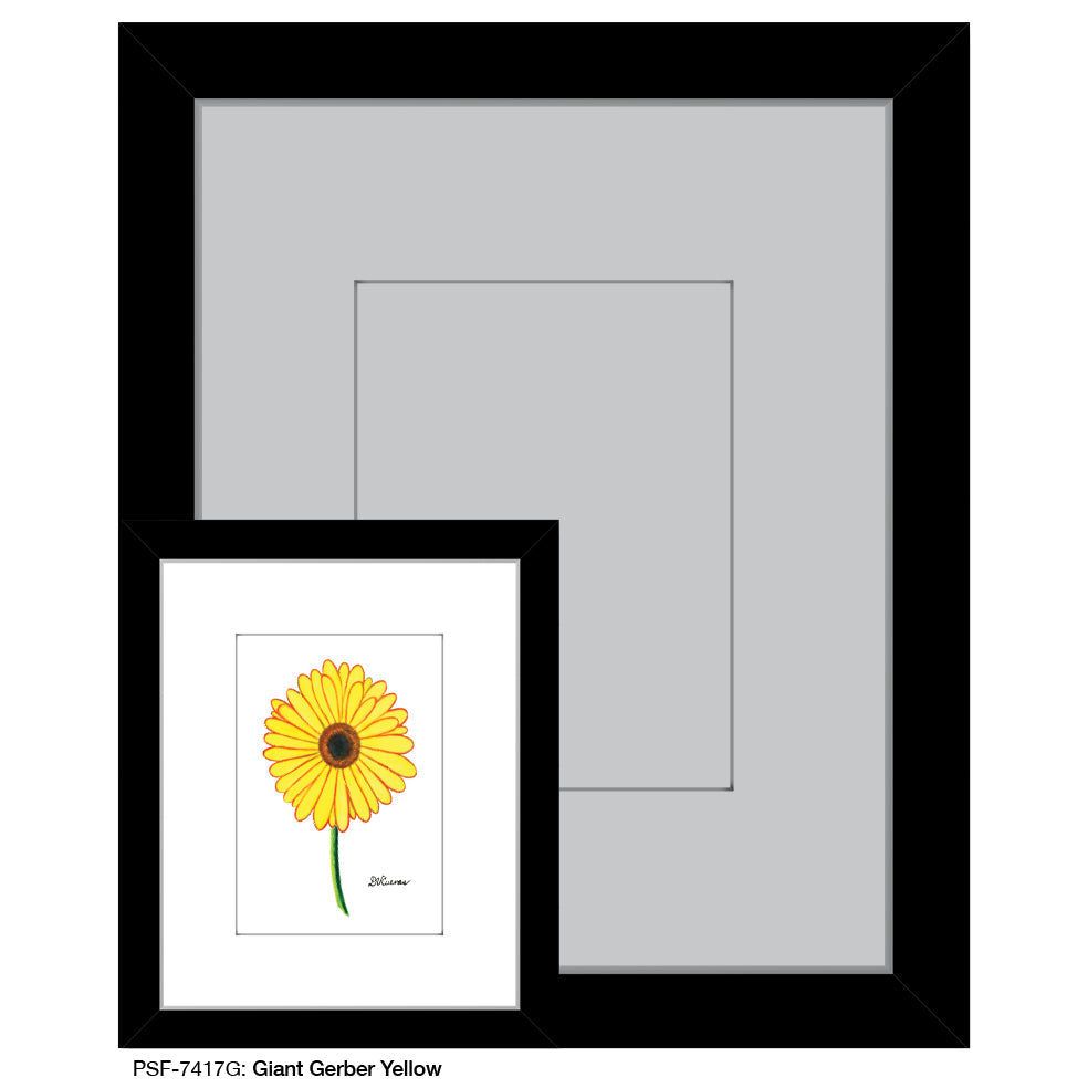 Giant Gerber Bright, Print (#7415G) - Arte House