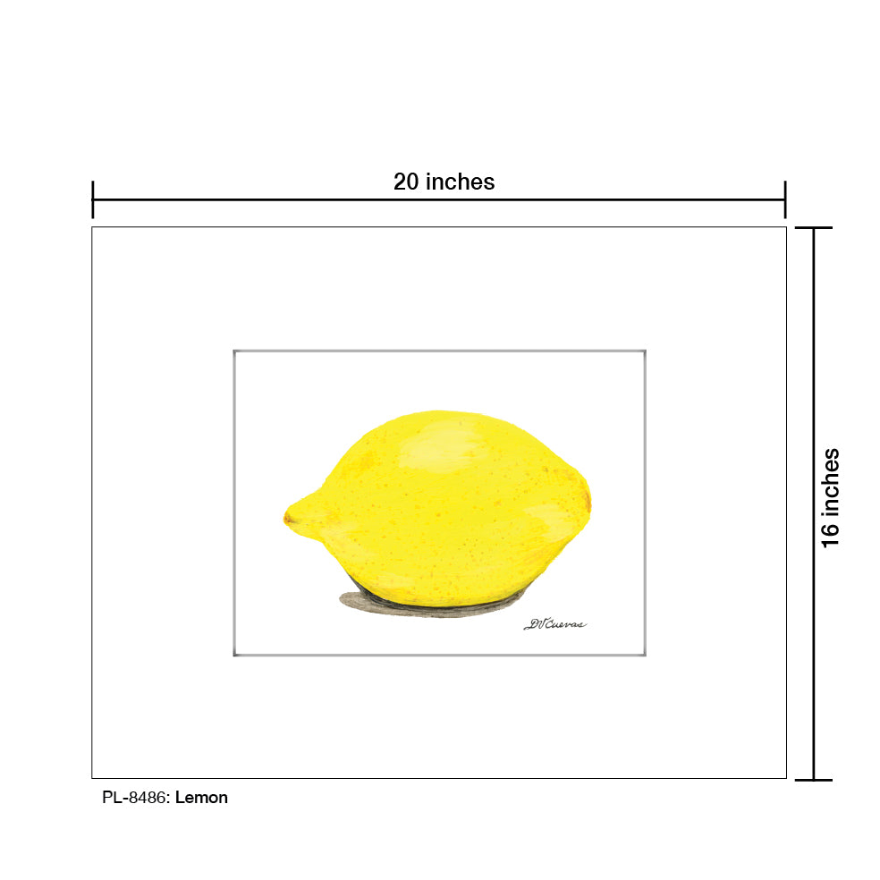 Lemon, Print (#8486A) - Arte House