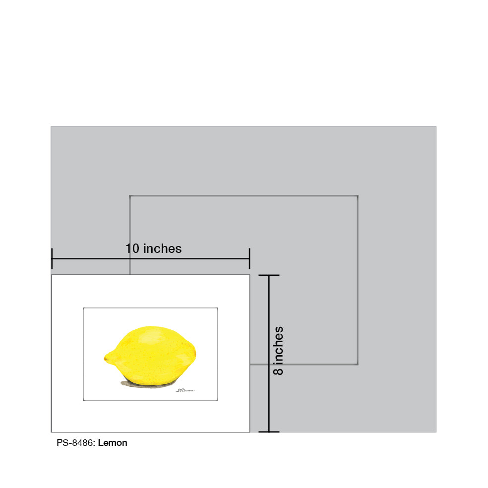Lemon, Print (#8486A) - Arte House