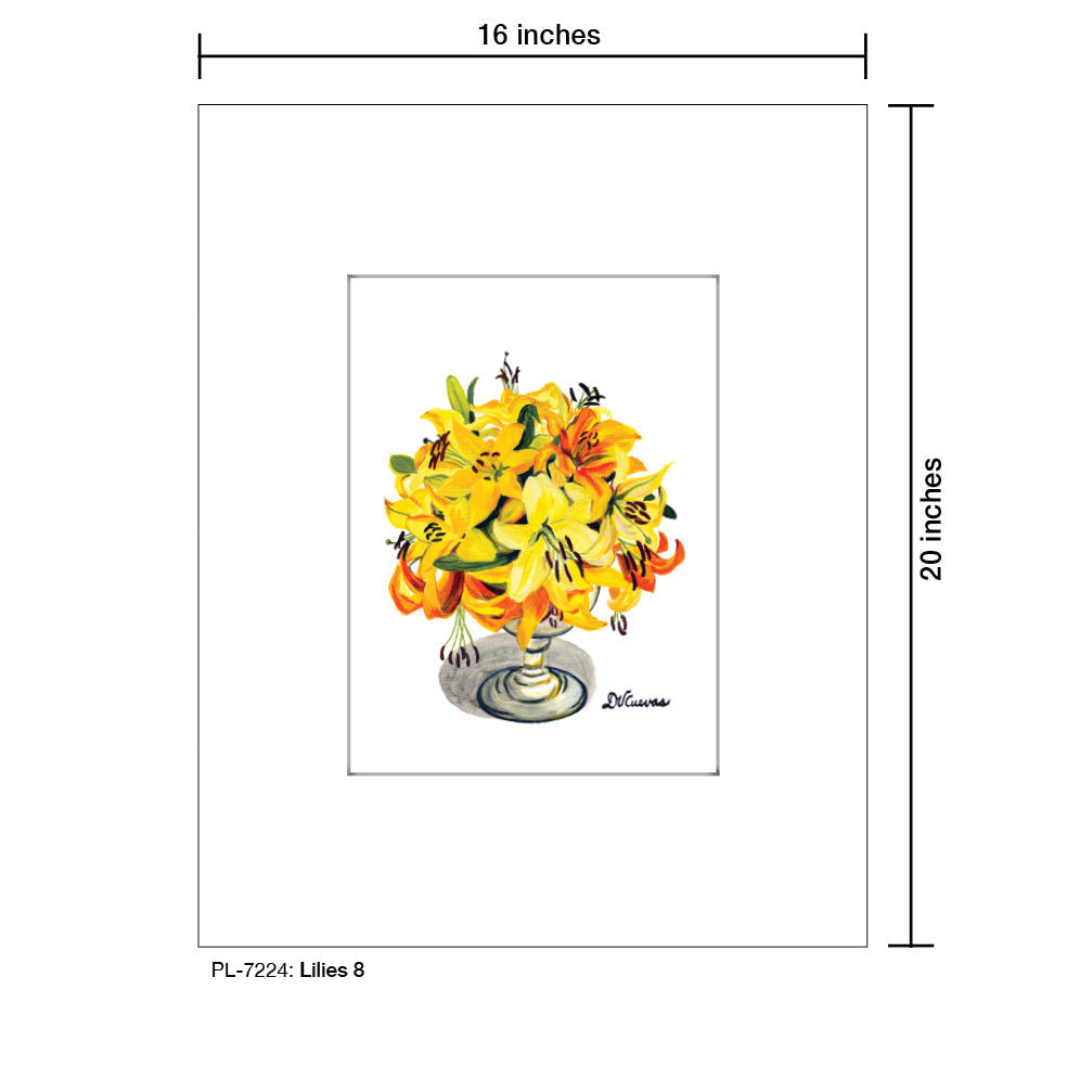 Lilies 8, Print (#7224A) - Arte House