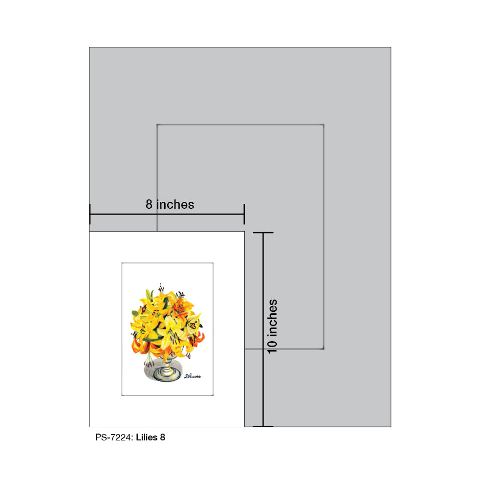 Lilies 8, Print (#7224A) - Arte House