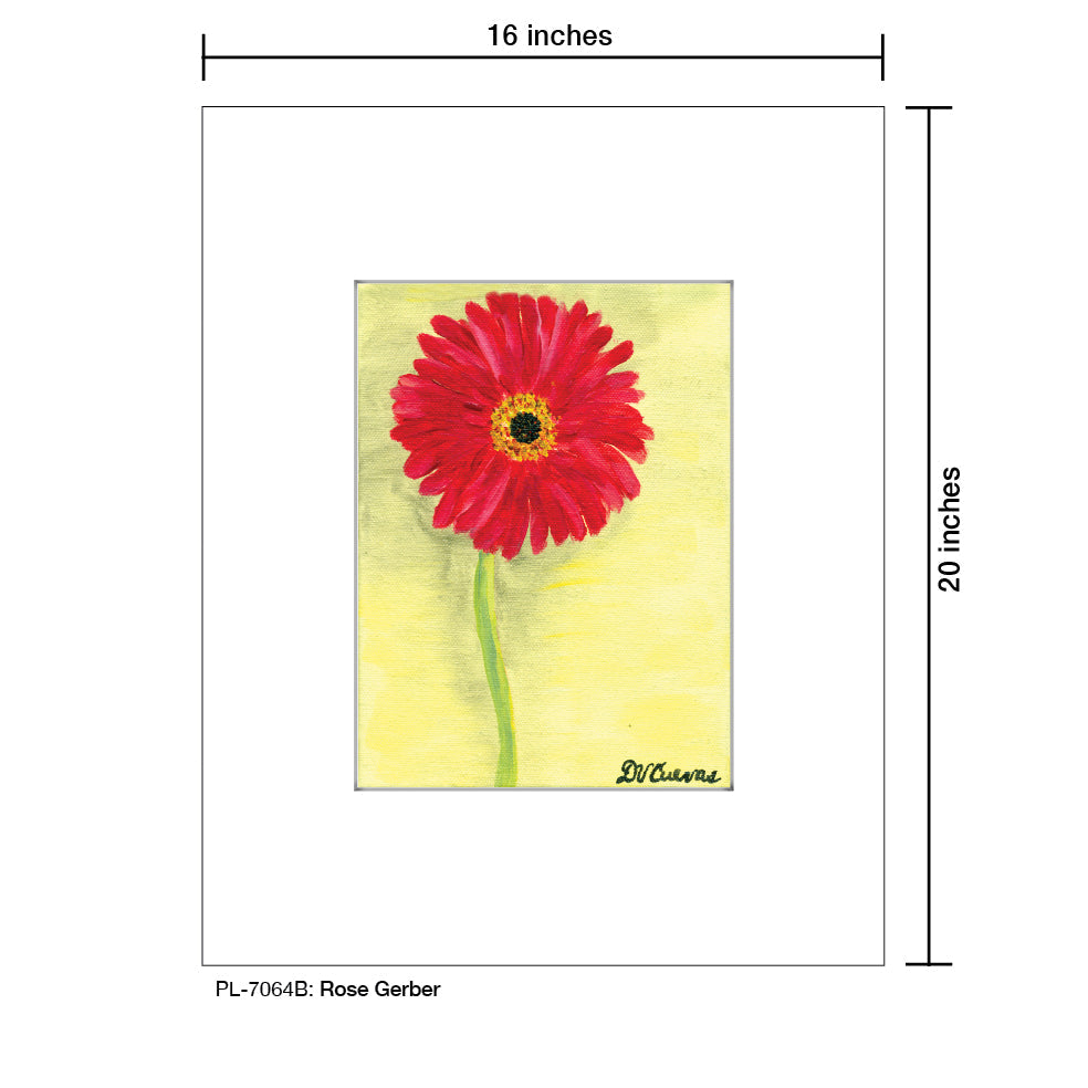 Rose Gerber, Print (#7064B) - Arte House