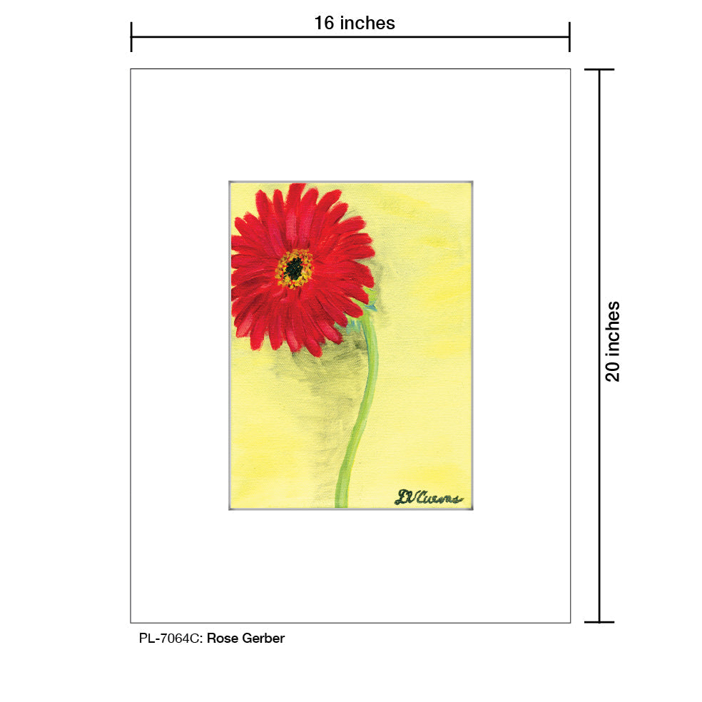 Rose Gerber, Print (#7064C) - Arte House