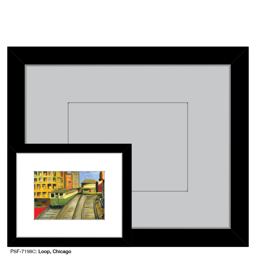 Loop, Chicago, Print (#7198C) - Arte House