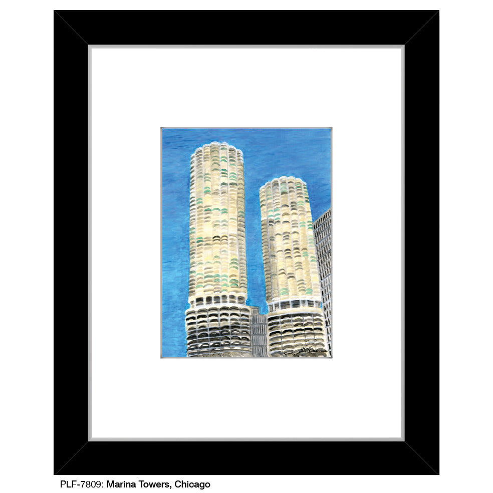 Marina Towers, Chicago, Print (#7809A) - Arte House