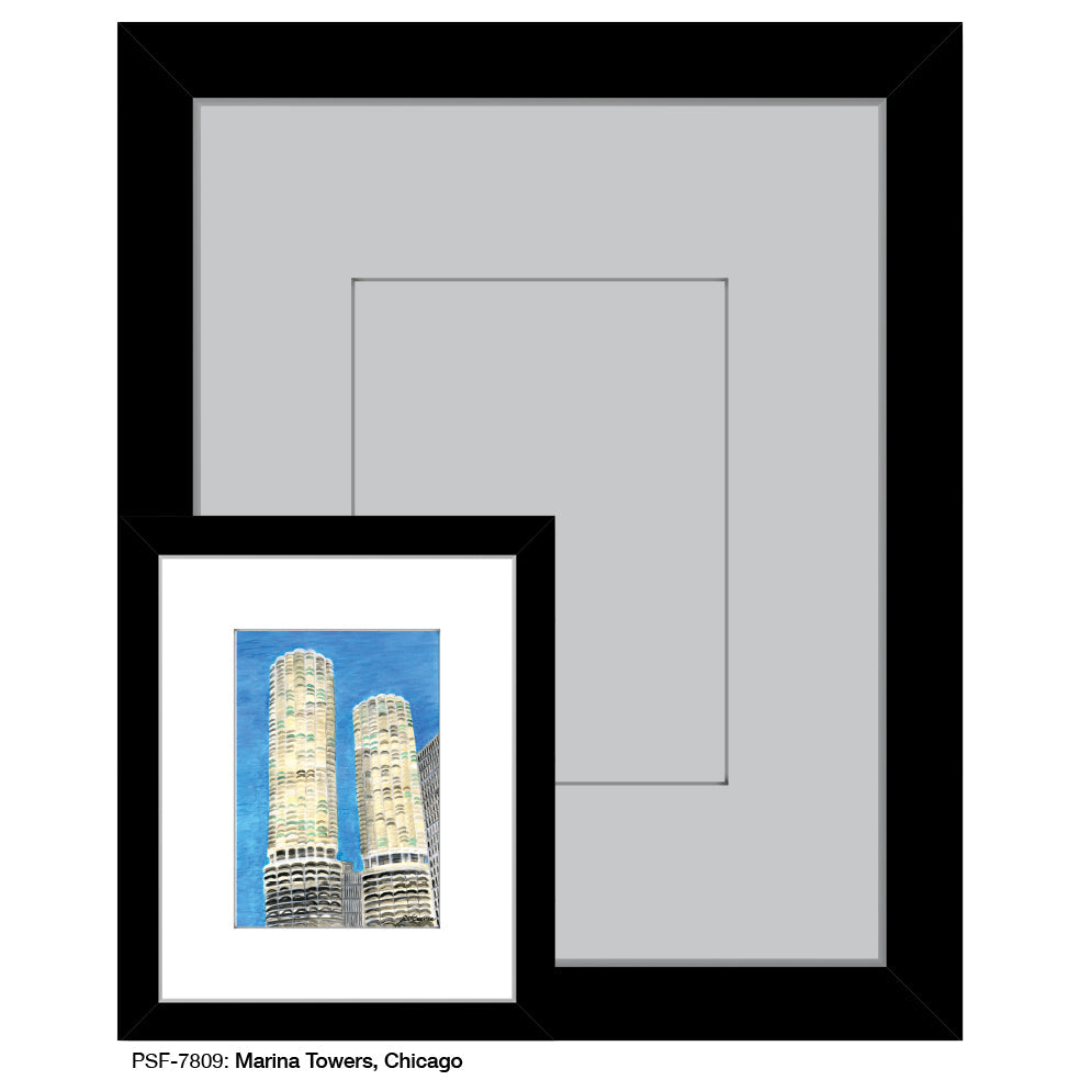 Marina Towers, Chicago, Print (#7809A) - Arte House