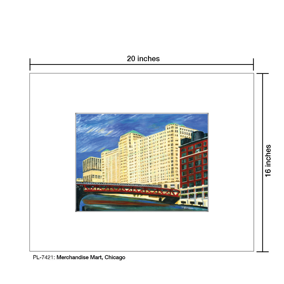 Merchandise Mart, Chicago, Print (#7421A) - Arte House