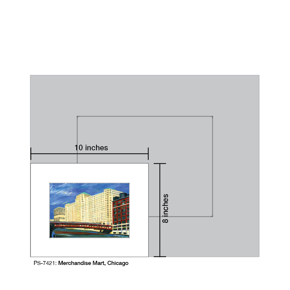 Merchandise Mart, Chicago, Print (#7421A) - Arte House