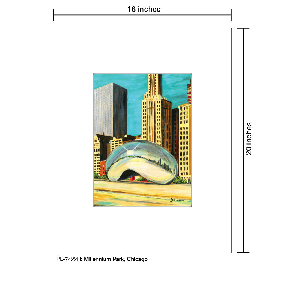 Millennium Park, Chicago, Print (#7422H) - Arte House