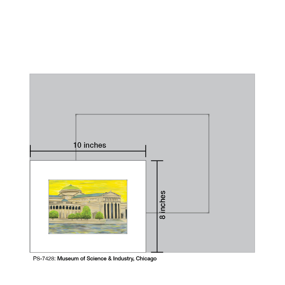 Museum of Science & Industry, Chicago, Print (#7428A)