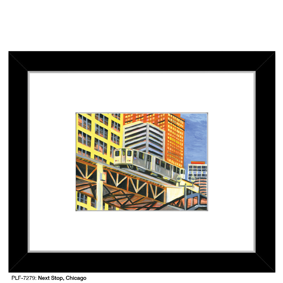 Next Stop, Chicago, Print (#7279B) - Arte House