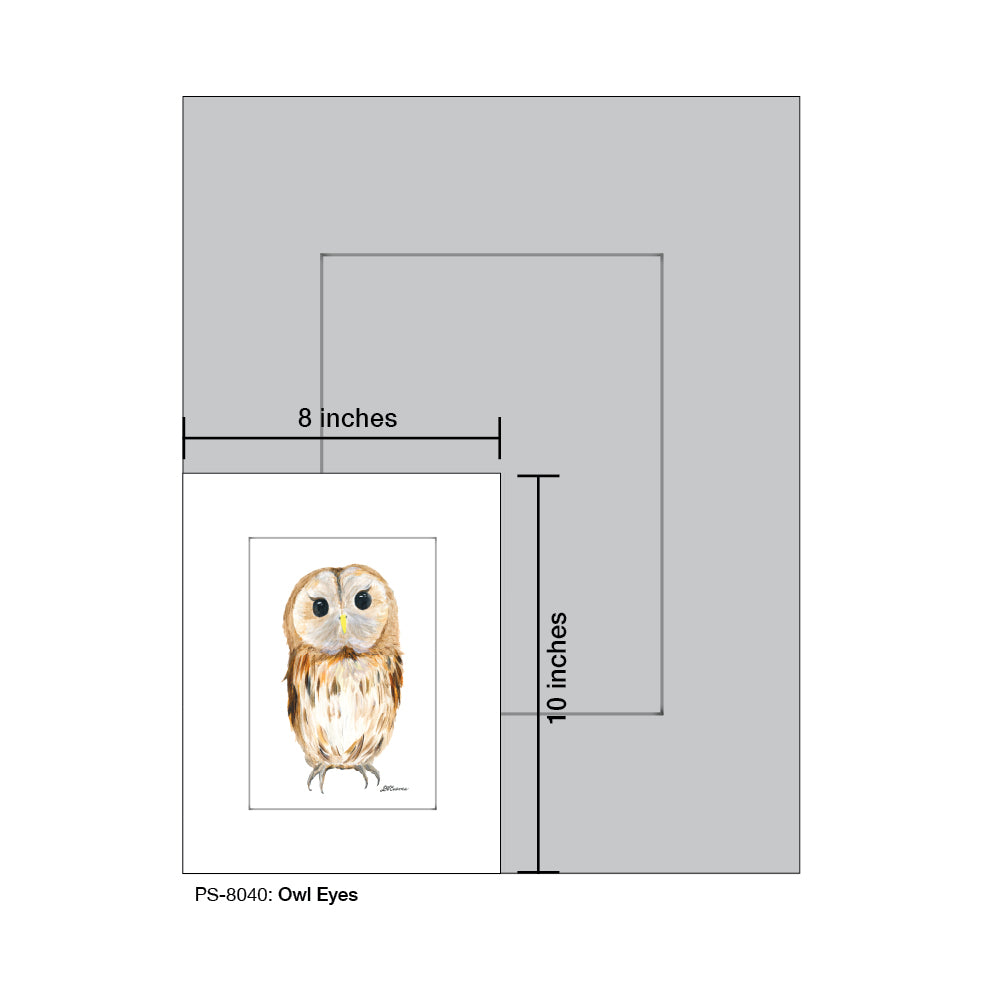 Owl Eyes, Print (#8040R) - Arte House
