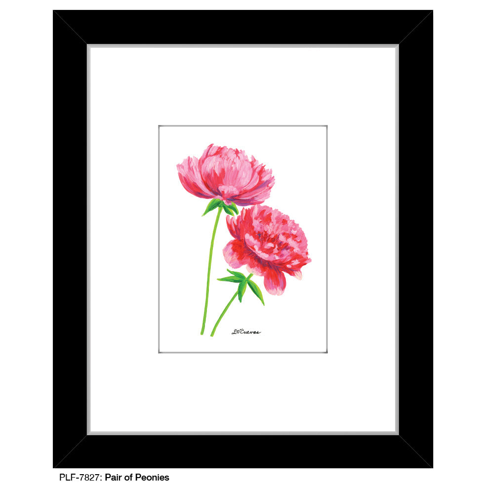 Pair of Peonies, Print (#7827D) - Arte House