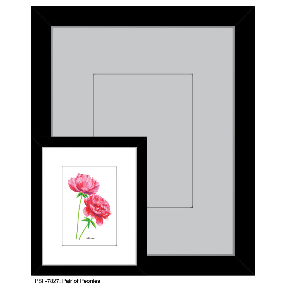 Pair of Peonies, Print (#7827D) - Arte House