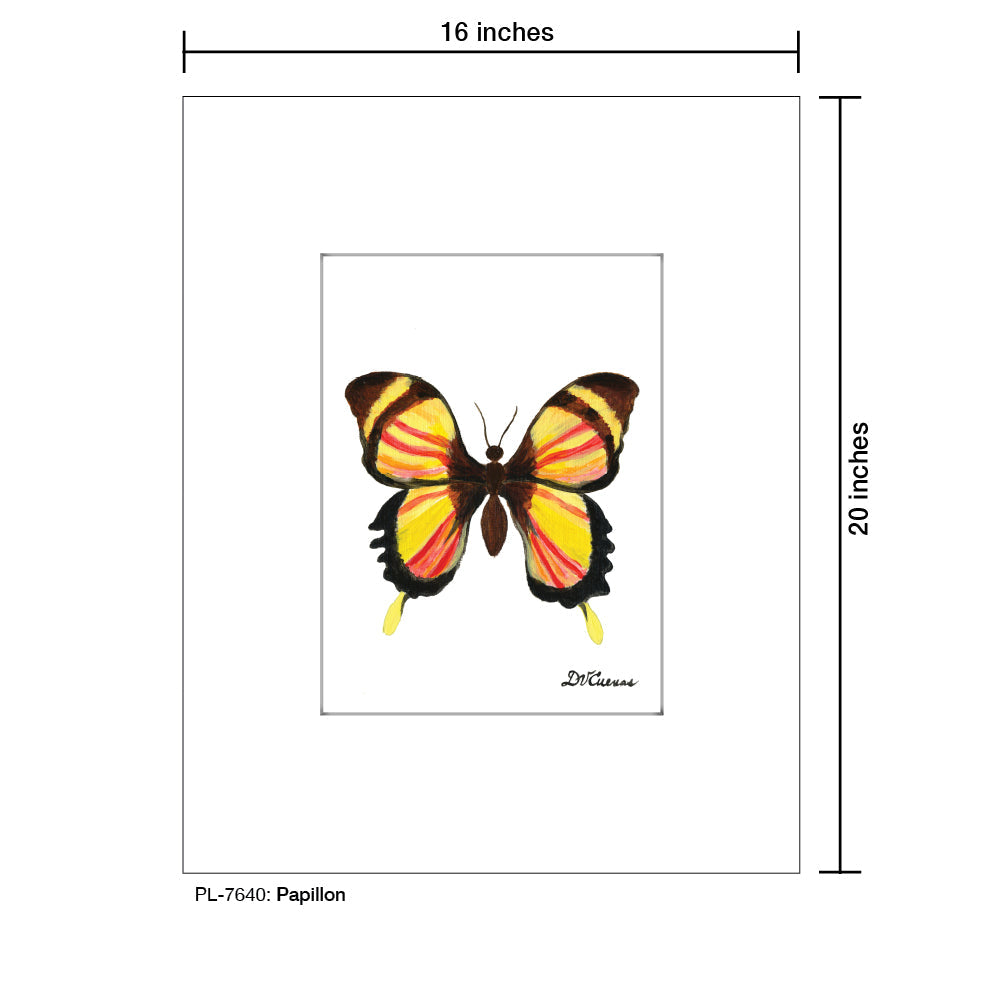 Papillon, Print (#7640A) - Arte House