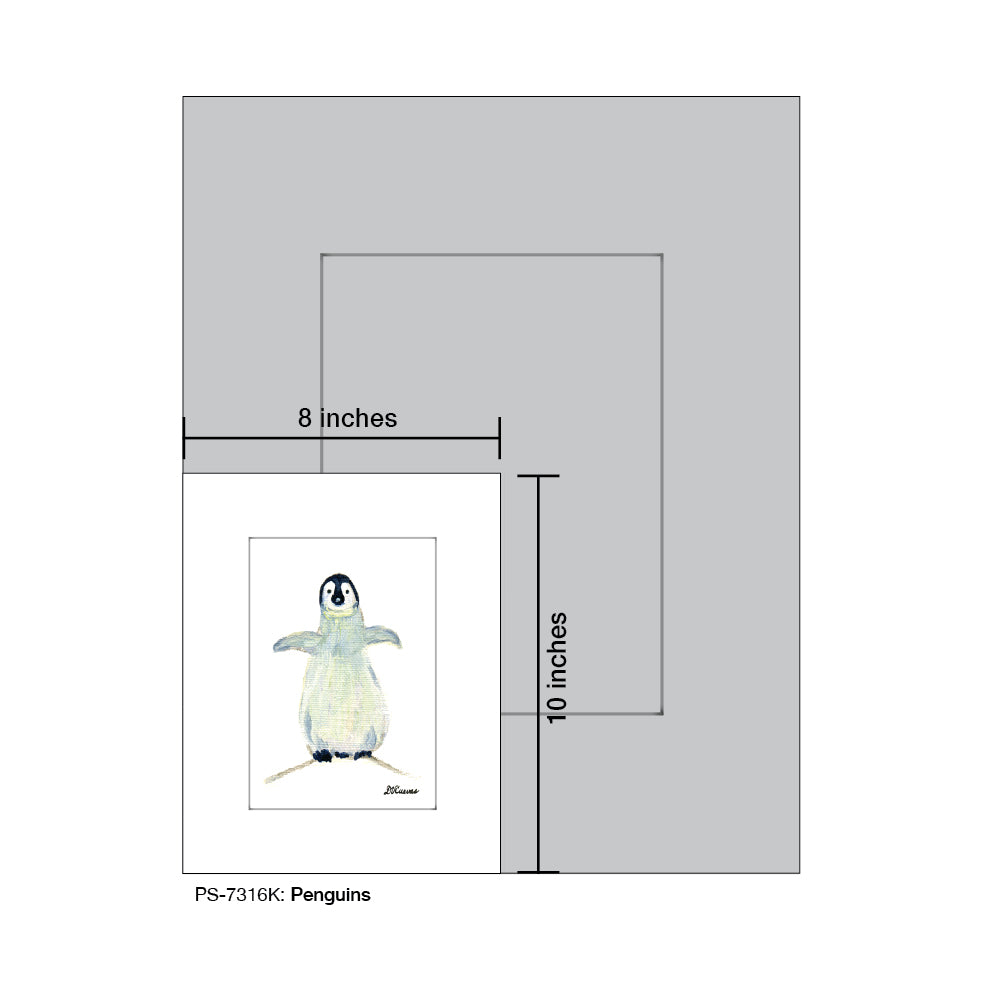 Penguins, Print (#7316K) - Arte House
