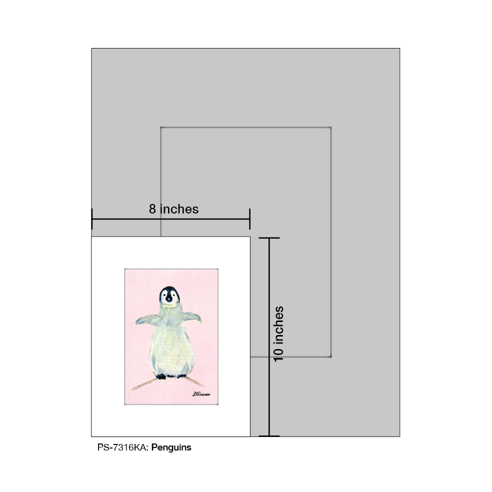 Penguins, Print (#7316KA) - Arte House