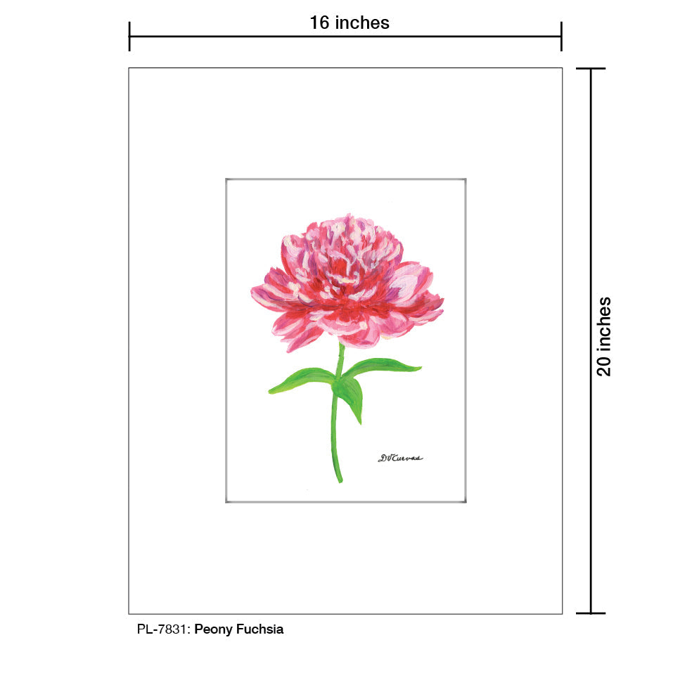 Peony Fuchsia, Print (#7831A) - Arte House