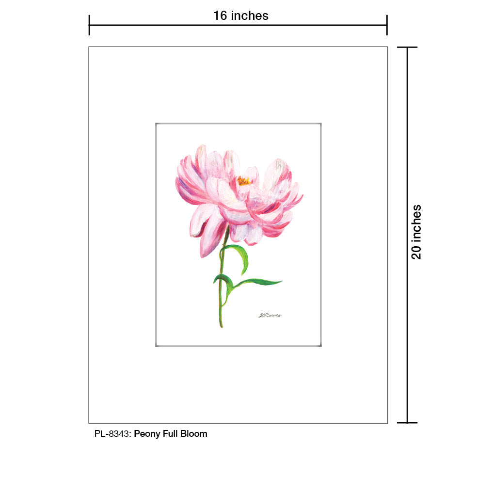 Peony Full Bloom, Print (#8343B) - Arte House