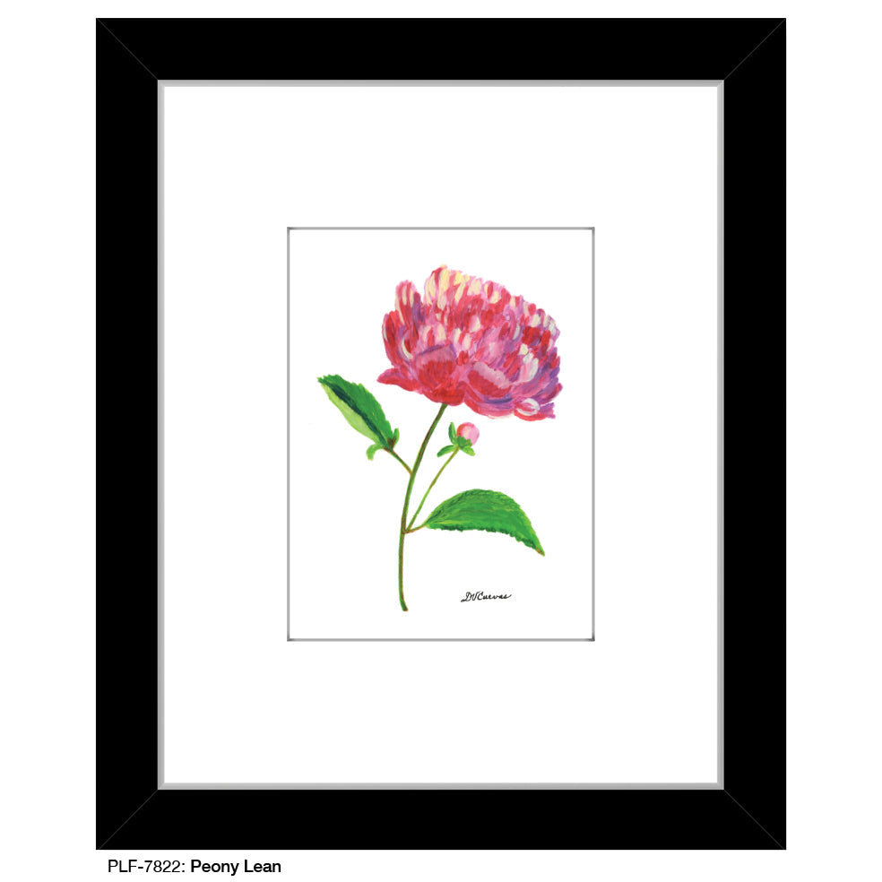 Peony Lean, Print (#7822A) - Arte House