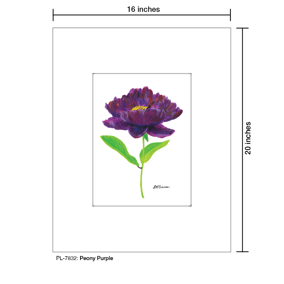 Peony Purple, Print (#7832A) - Arte House