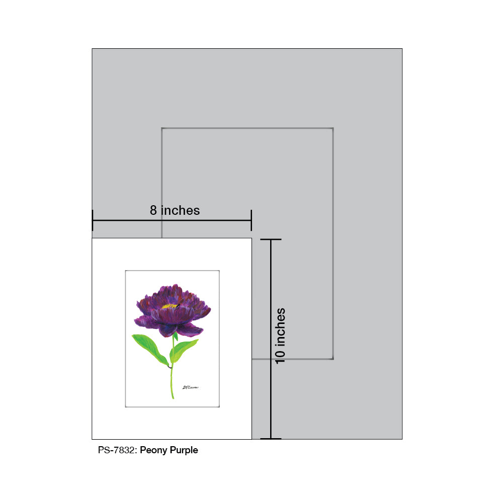 Peony Purple, Print (#7832A) - Arte House