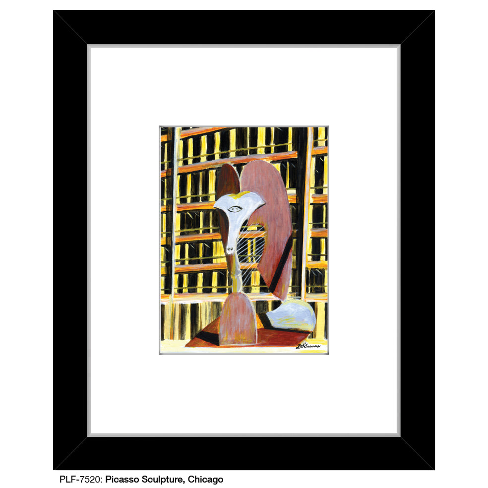 Picasso Sculpture, Chicago, Print (#7520A) - Arte House