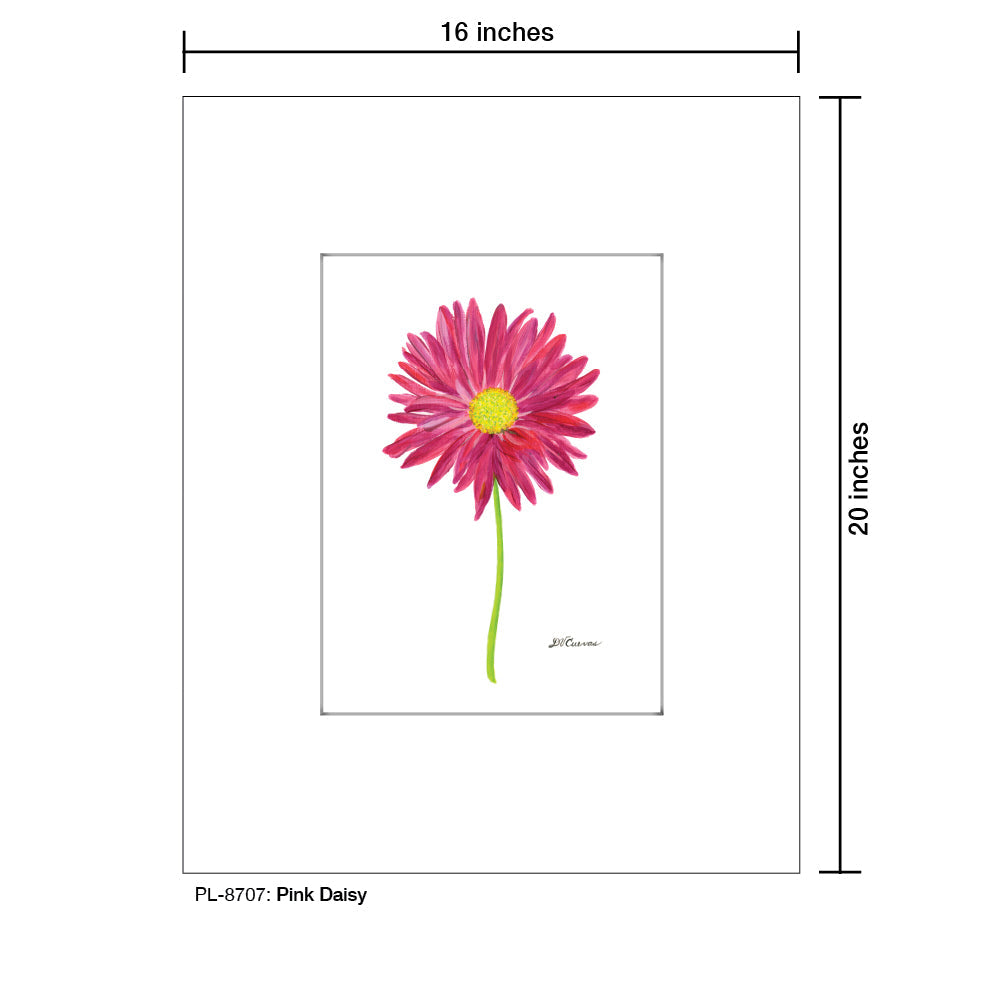 Pink Daisy, Print (#8707C) - Arte House